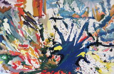 Pilbowbild 260914 a, oil and acrylic on canvas, 80 x 120 cm